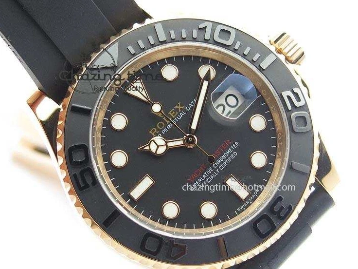 Strap Bezel Extra Strap) 116655 Black Rubber Edition (Free A2836 On 1:1 Noob Ceramic Best Black Yacht-Master 0323